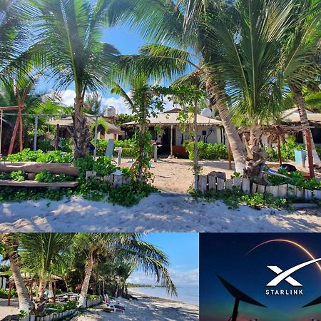 Lunazul Eco-Cabana Frente Al Mar Mahahual Exterior photo